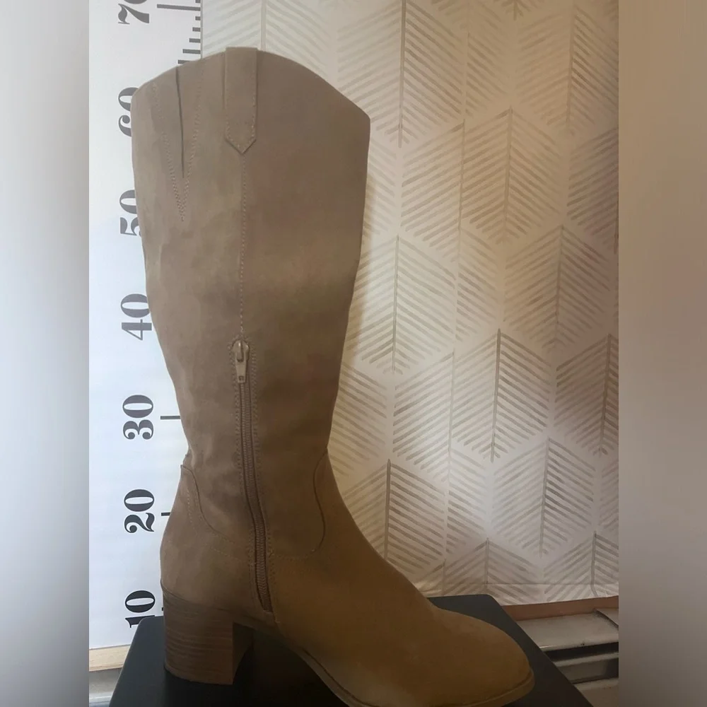 Altered state high cowboy boots, brown knee-high size 10 - Picture 5 of 10